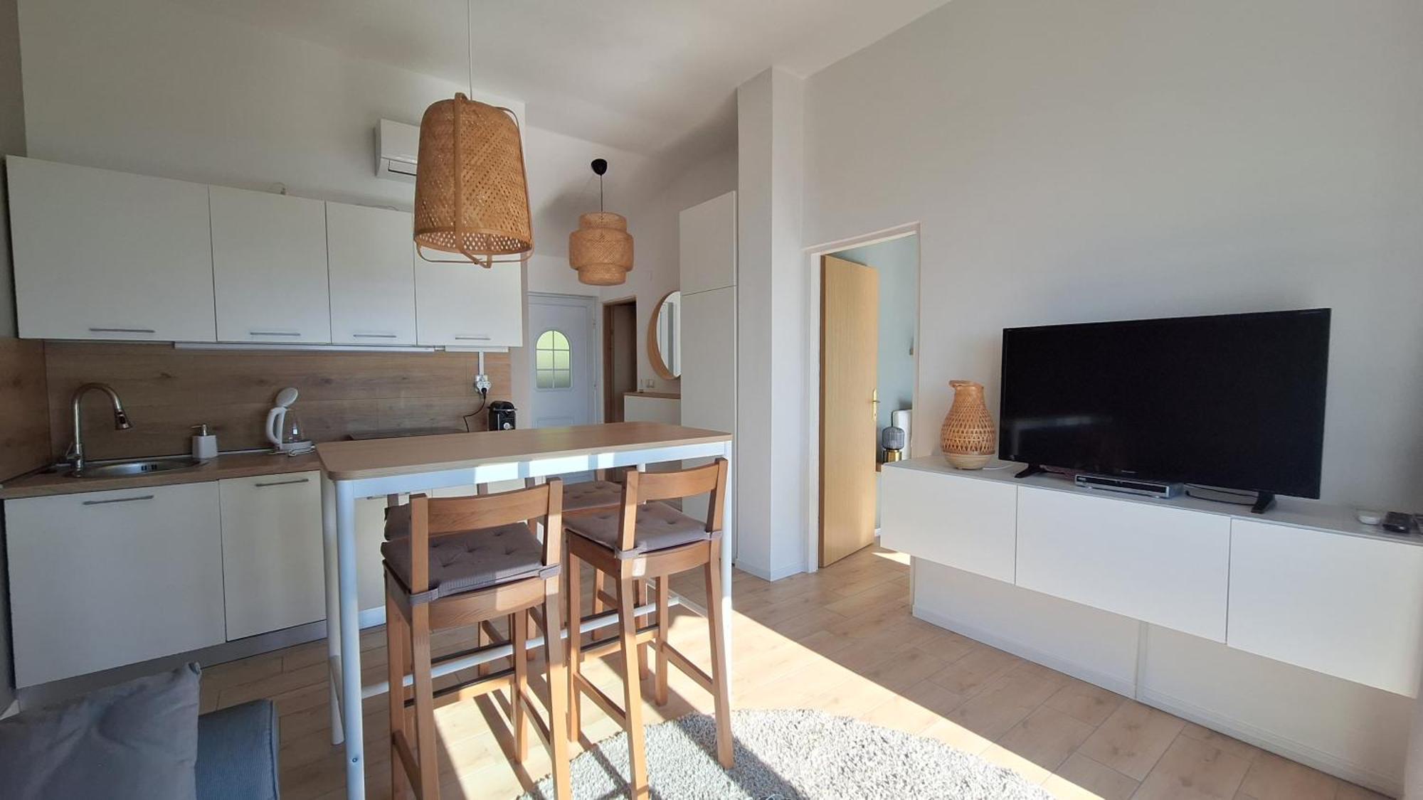 Ferienwohnung Mit 180° Meerblick Dobreć 外观 照片